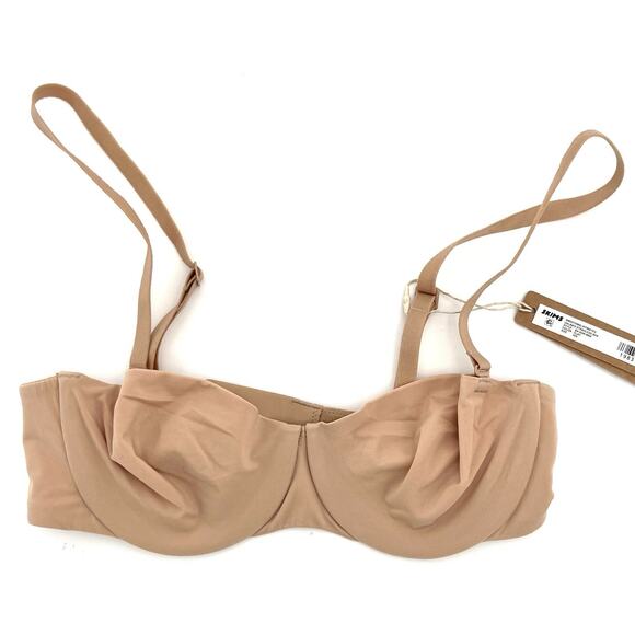 Skims 32A Smoothing Intimates Unlined Strapless Convertible Bra Clay BA-BAN-9054 - Picture 1 of 5